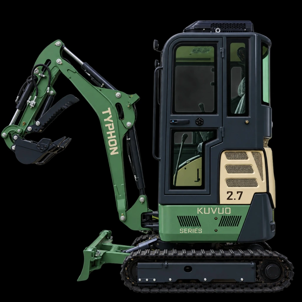 TYPHON KUVUO 2.7 Mini Excavator Konstructz Series thumbnail view 4